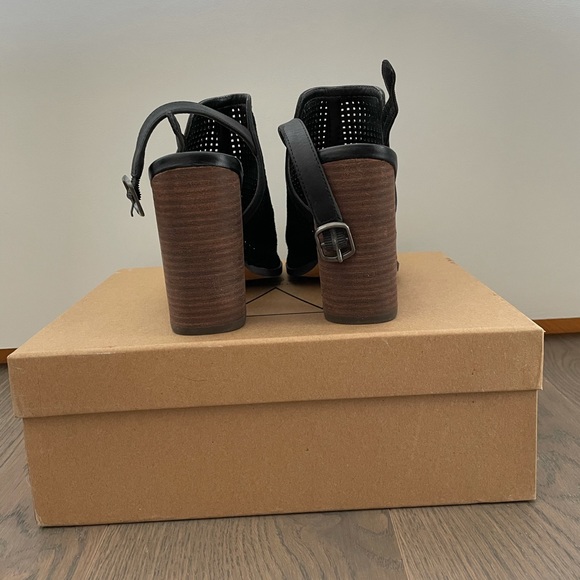 Kelsi Dagger Perforated Open-toe Bootie Sandal - Picture 3 of 4